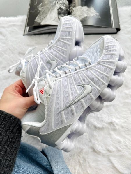 Nike Shox TL White/Silver nik-0634-1101220 фото