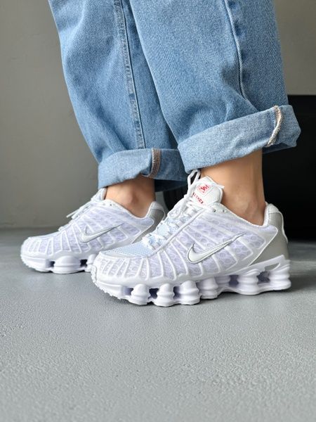 Nike Shox TL White/Silver nik-0634-1101220 фото