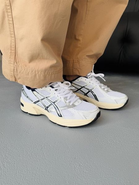 Asics Gel-1130 White/Black/Beige asc-0020-514133 фото
