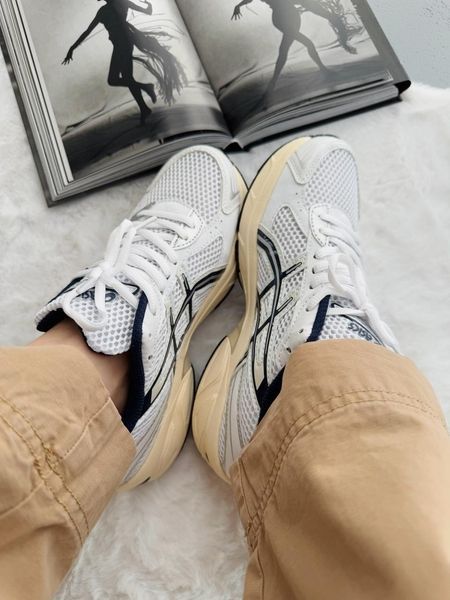 Asics Gel-1130 White/Black/Beige asc-0020-514133 фото