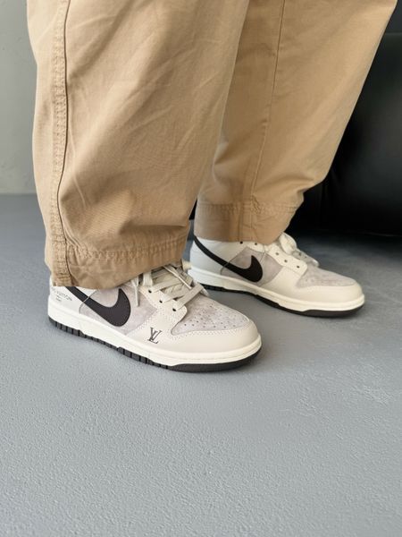 Nike SB Dunk Low x Louis Vuitton Grey/Black nik-0613-1070648 фото