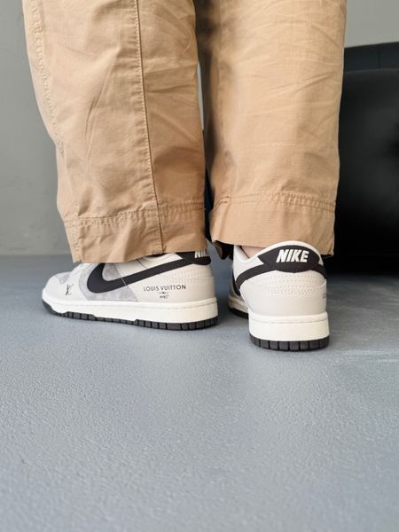 Nike SB Dunk Low x Louis Vuitton Grey/Black nik-0613-1070648 фото