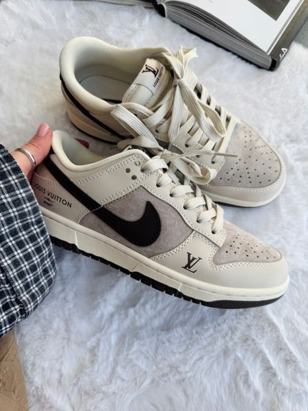 Nike SB Dunk Low x Louis Vuitton Grey/Black nik-0613-1070648 фото