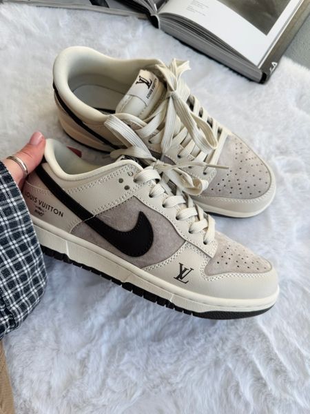 Nike SB Dunk Low x Louis Vuitton Grey/Black nik-0613-1070648 фото