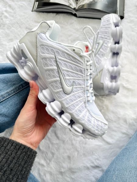 Nike Shox TL White/Silver nik-0634-1101220 фото
