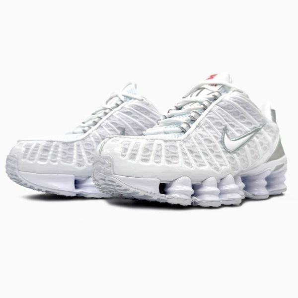 Nike Shox TL White/Silver nik-0634-1101220 фото