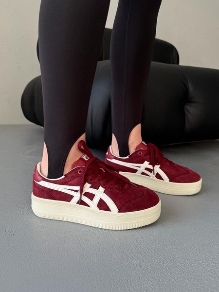 Asics Onitsuka Tiger Tokuten Platform Burgundy asc-0247-1438981 фото