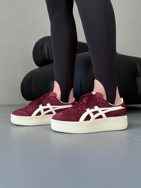 Asics Onitsuka Tiger Tokuten Platform Burgundy asc-0247-1438981 фото