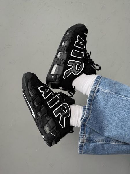 Nike Air More Uptempo 96 Black/White nik-0530-970956 фото