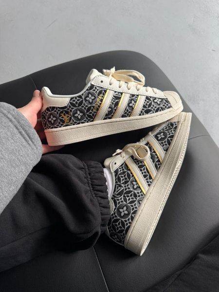 Adidas Superstar x Louis Vuitton Beige/Black adi-0534-1363208 фото