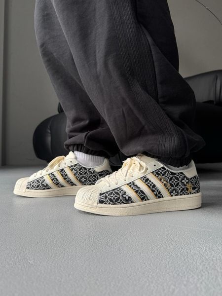 Adidas Superstar x Louis Vuitton Beige/Black adi-0534-1363208 фото