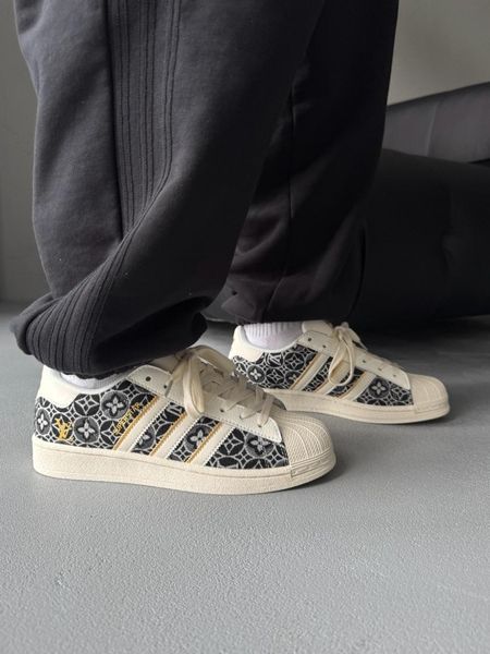 Adidas Superstar x Louis Vuitton Beige/Black adi-0534-1363208 фото