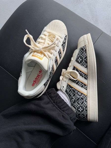 Adidas Superstar x Louis Vuitton Beige/Black adi-0534-1363208 фото