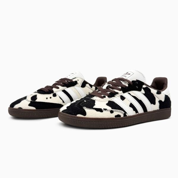 Adidas Samba OG Cow Print Dark Brown/White adi-0570-1483207 фото