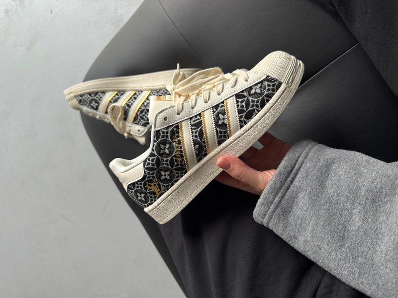 Adidas Superstar x Louis Vuitton Beige/Black adi-0534-1363208 фото