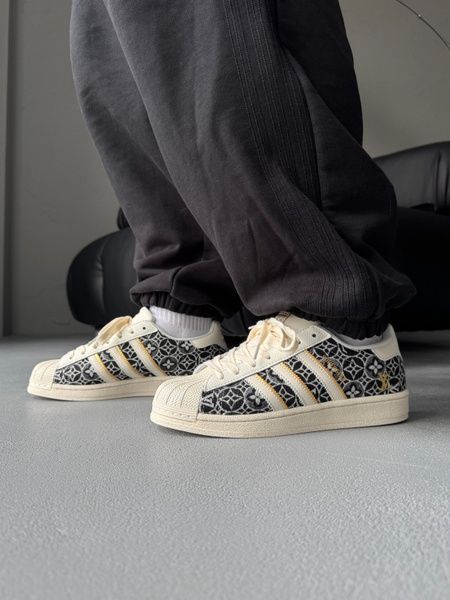 Adidas Superstar x Louis Vuitton Beige/Black adi-0534-1363208 фото