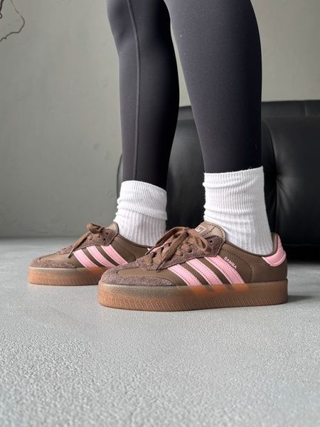 Adidas Samba Platform Brown/Pink adi-0527-1322740 фото
