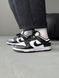 Nike Dunk Low White/Black nik-0392-468247 фото 3