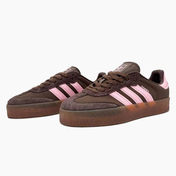 Adidas Samba Platform Brown/Pink adi-0527-1322740 фото