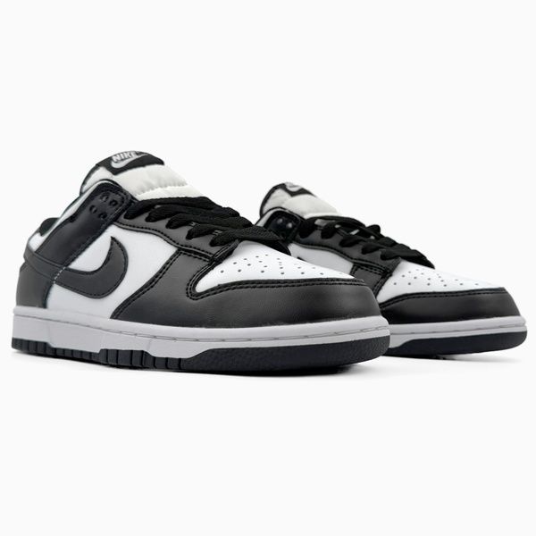 Nike Dunk Low White/Black nik-0392-468247 фото
