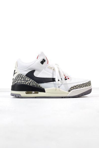 Nike Air Jordan 3 Retro White/Brown nik-0438-601465 фото