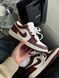 Nike Jordan 1 Retro Low White/Bordo nik-0551-988302 фото 4