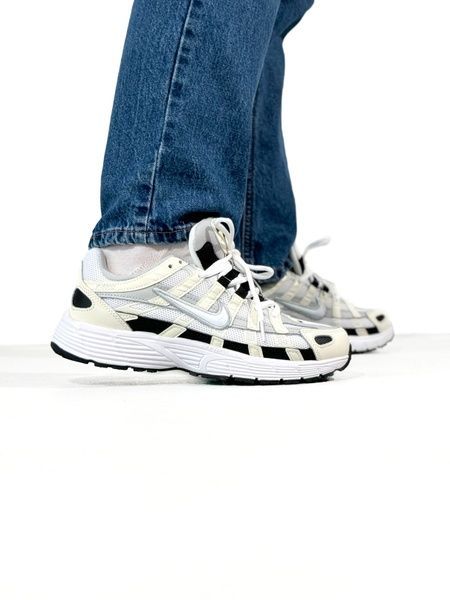 Nike P-6000 White/Beige/Black nik-0446-620903 фото