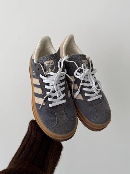 Adidas Gazelle Bold Beige/White/Gum adi-0463-923998 фото