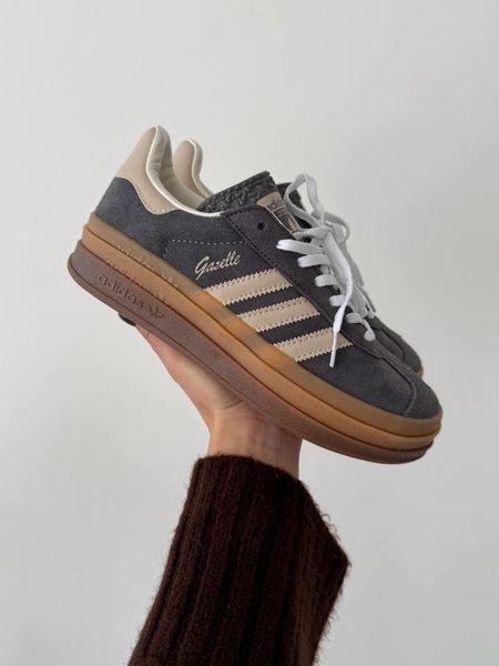 Adidas Gazelle Bold Beige/White/Gum adi-0463-923998 фото
