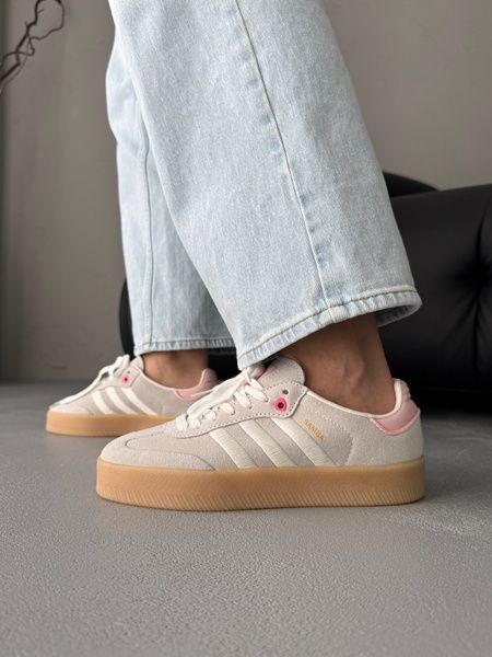 Adidas Samba Beige/Pink adi-0518-1229525 фото