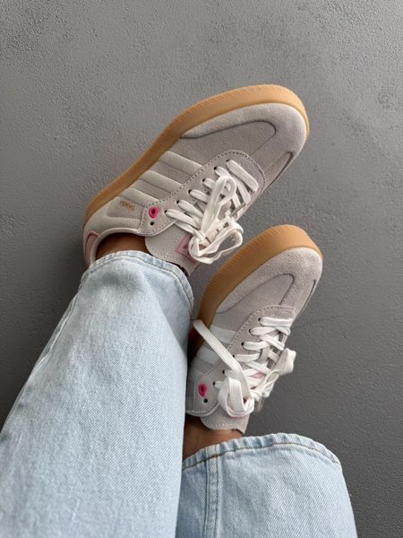 Adidas Samba Beige/Pink adi-0518-1229525 фото