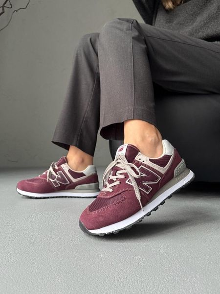 New Balance 574 Burgundy nbl-0435-1303523 фото