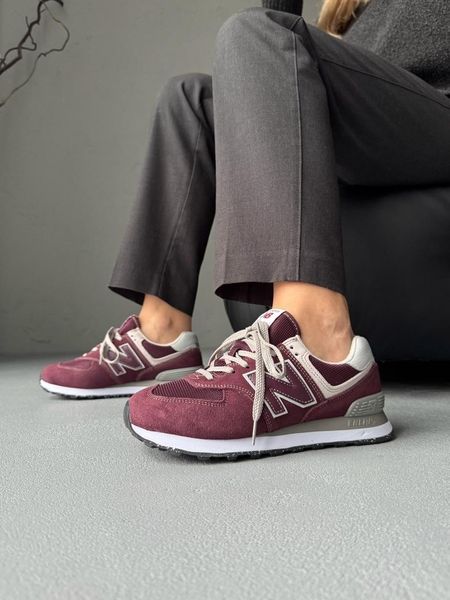 New Balance 574 Burgundy nbl-0435-1303523 фото