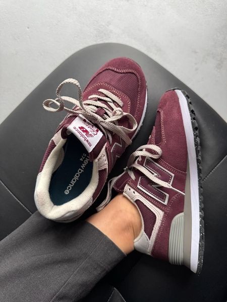 New Balance 574 Burgundy nbl-0435-1303523 фото