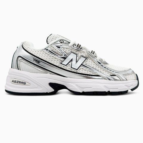 New Balance 740 White/Black 1448509209651 фото