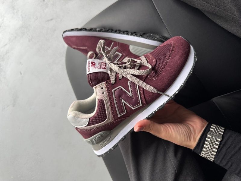 New Balance 574 Burgundy nbl-0435-1303523 фото
