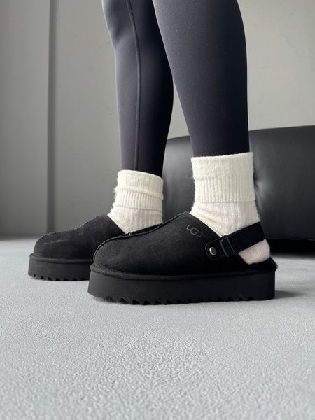 Ugg Lanah Clog Platform Black ugg-0123-1311189 фото