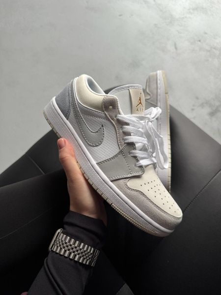 Nike Air Jordan 1 Low Grey/White/Blue nik-0705-1393750 фото