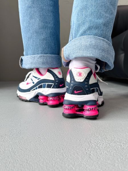 Nike Shox Ride 2 SP x Supreme White/Blue/Pink nik-0622-1087221 фото