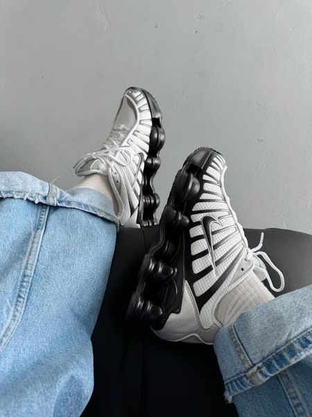 Nike Shox TL Black/White nik-0796-1524301 фото