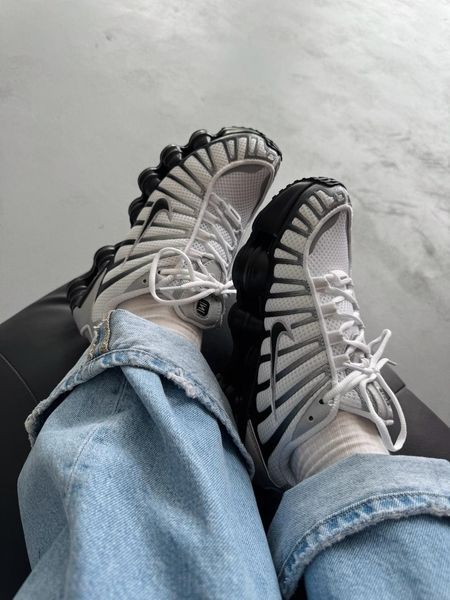 Nike Shox TL Black/White nik-0796-1524301 фото