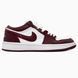 Nike Jordan 1 Retro Low White/Bordo nik-0551-988302 фото 1