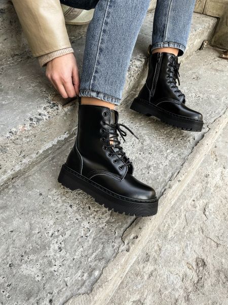 Dr. Martens Jadon Triple Black Fur mer-0021-99473 фото