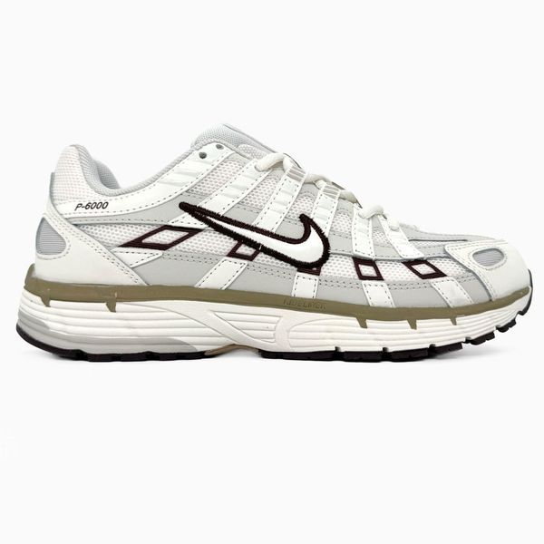 Nike P-6000 Beige/Bordo nik-0548-985617 фото