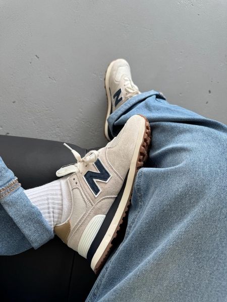 New Balance 574 Light Beige/Blue nbl-0414-1223326 фото