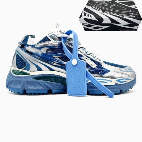 Off-White Be Right Back Blue/Silver off-0011-1628259 фото