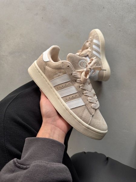 Adidas Campus Beige/White adi-0362-490196 фото