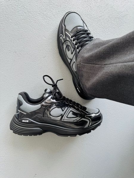 Dior B30 Light Gray Technical Mesh/Gray Brilliant dio-0007-1127775 фото