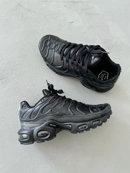 Nike Air Max TN Plus Black Leather nik-0480 nik-0480-819428 фото