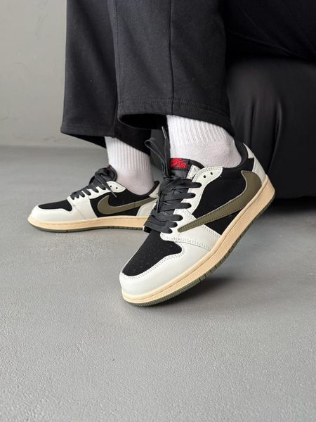 Nike Air Jordan 1 Low x Travis Scott Olive nik-0535-975180 фото